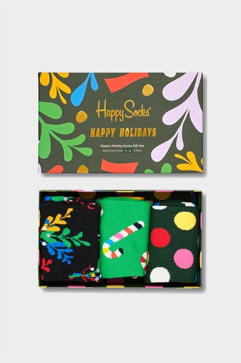 Brooklyn - Happy Socks - Multicolour Holiday Socks Gift Box