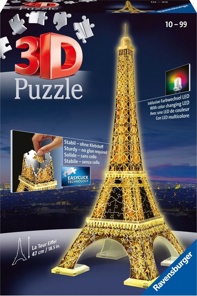 Ravensburger 3D Puzzel Eiffeltoren Night Edition