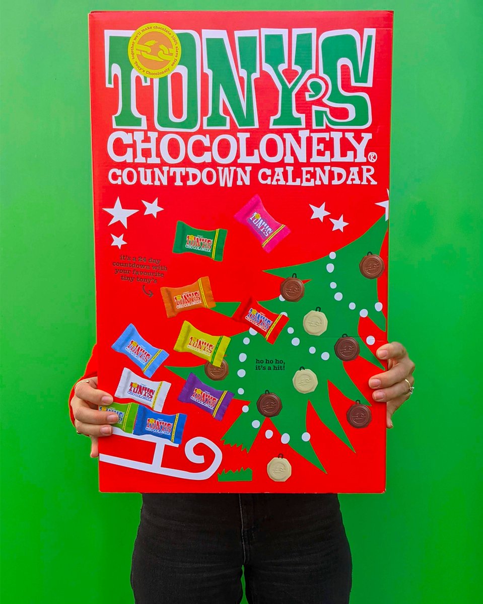 Tony's Chocolonely MEGA Kerst Chocolade Adventskalender 2022